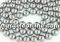 tip Mallorca pearls, round, silver, 6mm