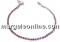 Amethyst beads Shamballa Bracelet 5-x1