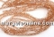Crystal bead string, faceted biconical, vintage amethyst, 4mm