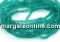 Crystal bead string, faceted rings, blue zircon, 3.5x2.5mm