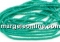 Crystal bead string, faceted rings, blue zircon, 3.5x2.5mm