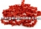 Margele Coral natural Sardinia, rosu somon, grad A+, 5-8mm