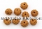 Margele rudraksha, naturale, rotund, 8-9mm - x30
