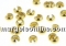 Earring findings, gold-plated 925 silver - x1pair