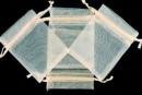 Saculet organza, galben, 9x7cm - x20