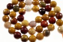 Margele jasp mookaite natural, rotund fatetat, 8.5mm
