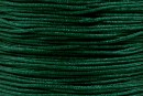 Snur matase pentru bratari, verde intens, 1mm - x5m