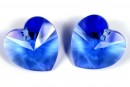 Swarovski, pandantiv inima, sapphire, 18mm - x1