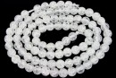 Margele cuart de gheata transparent, rotund, 4.5mm