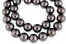Margele hematit, round, 10mm
