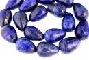 Margele lapis lazuli natural, picatura, 18.5x13mm