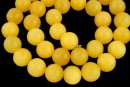 Margele aragonit galben, rotund, 10mm