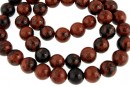 Margele obsidian mahogany, rotund, 8.5mm