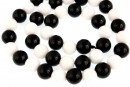 Margele agate alb-negru, rotund, 8mm