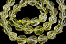 Margele cuart lemon natural, helix, 10mm