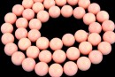 Perle tip Mallorca, frez opal, 8mm