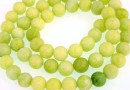 Margele jasp peridot, rotund , 6mm