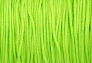 Snur matase pentru bratari, lime neon, 1mm - x5m
