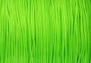 Snur matase pentru bratari, lime neon intens, 0.8mm - x5m