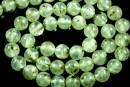 Margele prehnit natural, rotund, 10.5mm