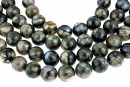 Margele llanit natural, rotund , 10mm