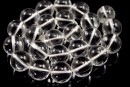 Margele cuart natural de stanca, rotund, transparent, 6.5mm