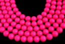 Perle Swarovski, neon pink, 8mm - x20