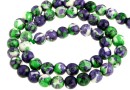 Margele rasina rain flower, round, 6.5mm