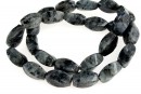 Margele larvikit, rasucit, 16x10mm