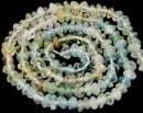 Margele beril natural, rondela neregulata, multicolor, 4-5mm