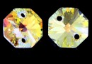 Swarovski, link octogon, aurore boreale, 14mm - x1
