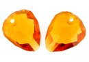 Swarovski, pandantiv rock, topaz, 23mm - x1