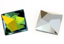 Swarovski, cabochon rivoli, sahara, 10x10mm - x1