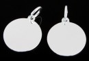 Charm banut pentru gravat, argint 925, 12mm - x1
