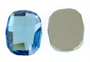 Swarovski, cabochon Graphic, aquamarine, 14mm - x1