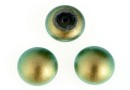 Swarovski, cabochon perla iridescent green, 10mm - x2