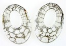 Swarovski, pandantiv helios, silver patina, 30mm - x1