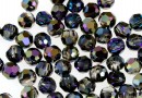 Swarovski, margele, rotund fatetat, heliotrope, 8mm - x2