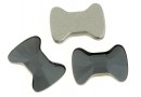 Swarovski, cabochon fundita papion, silver night, 9mm - x1