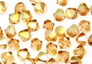 Swarovski, margele bicone, metallic sunshine, 4mm - x20