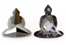 Swarovski, fancy Buddha, silver night, 18mm - x1