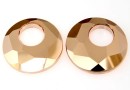 Swarovski, pandantiv Victory,  rose gold 2x, 28mm - x1