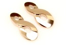 Swarovski, pandantiv infinity, rose gold 2x, 18mm - x1
