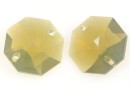 Swarovski, link octogon, sand opal, 14mm - x1
