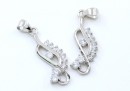 Pandantiv, argint 925 placat cu rodiu, 26x12.5mm - x1