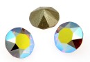Swarovski, chaton SS39, sand opal aurore boreale, 8mm - x2