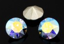 Swarovski, chaton SS39, aquamarine aurore boreale, 8mm - x2