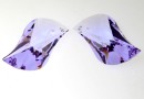 Swarovski, pandantiv wave leaf, violet, 30mm - x1