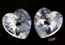 Swarovski, pandantiv inima, diamond touch light, 10mm - x2