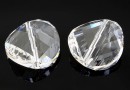 Swarovski, margele twist, crystal, 14mm - x1